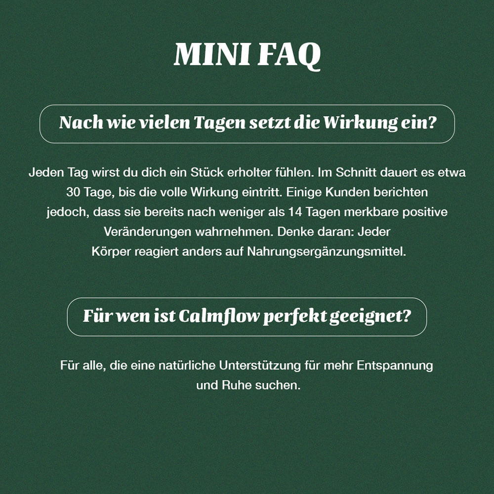 Neu: Calmflow Tropfen